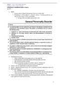 4.2 Personality Disorders Summary