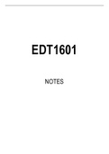 EDT1601 Summarised Study Notes
