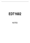 EDT1602 Summarised Study Notes
