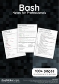 Popular Bash Notes for Professionals