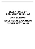 TEST BANK FOR Maternity and Pediatric Nursing BY RICCI, KYLE AND CARMAN  ISBN-13: 978-1451194005 