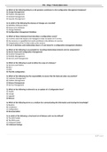 CIS 500 uCertifiy ITIL Chapter 9 Quiz Questions and Answers- Strayer University