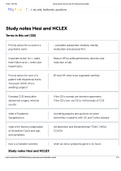Study notes Hesi and NCLEX