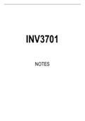 INV3701 Summarised Study Notes