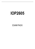 IOP2605 EXAM PACK 2022