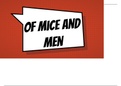 Of Mice and Men by John Steinbeck Presentation 