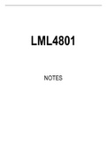 LML4801 Summarised Study Notes
