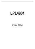 LPL4801 Summarised Study Notes