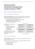 Samenvatting  Verandermanagement & HRM & Leiderschap(FMVB18HIPVHR)