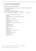 Lab 4 Tissues Assessment/Results Sheet Tissue Structure and Function—General Review