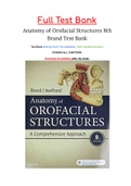 Anatomy of Orofacial Structures 8th Brand Test Bank