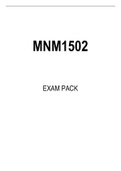 MNM1502 EXAM PACK 2022