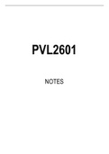 PVL2601 Summarised Study Notes