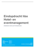 Eindopdracht hbo Hotel- en eventmanagement