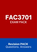 FAC3701 - EXAM PACK (2022)