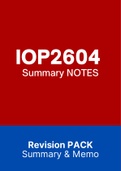 IOP2604 - Notes (Summary)