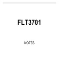 FLT3701 Summarised Study Notes