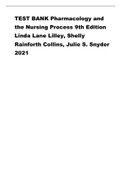 TEST BANK Pharmacology and the Nursing Process 9th Edition Linda Lane Lilley, Shelly Rainforth Collins