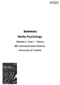 Summary Media Psychology 202000272		