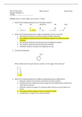 Mock Exam Organic Chemistry 1 (CH235) 
