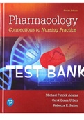 Exam (elaborations) TEST BANK FOR Pharmacology Connections to Nursing  Pharmacology, ISBN: 9780133571813