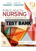 Exam (elaborations) TEST BANK FOR Public Health Nursing PopulationCent  Public Health Nursing - Revised Reprint, ISBN: 9780323241731