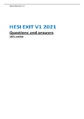 HESI RN EXIT 2021 Exam Pack