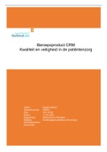 Beroepsproduct OWE 12 CRM inclusief kennisclip!