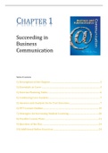 Business and Administrative Communication - Solutions, summaries, and outlines.  2022 updated