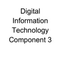 BTEC Digital IT - C3 - Summary
