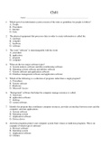 Computing essential 2014, O'Leary - Complete test bank - exam questions - quizzes (updated 2022)
