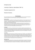 UCSB TMP 122 Entrepreneurship: Assignment 16A - Executive Summary