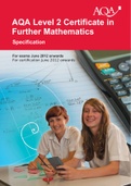  Level 2 Certificate in Further Mathematics 8360