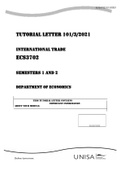 ECS3702 SEMISTER 1 AND 2 ASSIGNMENTS 2021-INTERNATIONAL TRADE 
