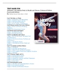 Test Bank for Memmler's the Human Body in Health and Disease, Enhanced Edition Fourteenth Edition By: Barbara Janson Cohen, Kerry L. Hull Chapter 1-25