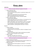 AQA Alevel psychology essay plans for approaches