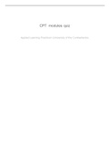 INTR 599 CPT Modules Quiz