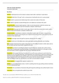 CWV-101 Christian Worldview Final Exam Study Guide Key Terms