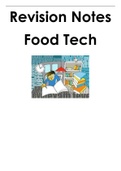 Summary of AQA GCSE Food Tech 