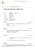 NURSING 3165 Review Test Submission: WEEK 1 Quiz