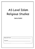 ALL Quotations needed for Religious Studies Islam Paper
