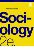 Introduction to Sociology, Openstax - Solutions, summaries, and outlines.  2022 updated