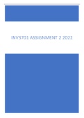 INV2601 Semester 1 2022 Assignments