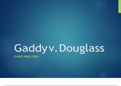MGMT 520 Week 5 Case Analysis – Case 15-8 Gaddy v Douglass.