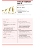 Evolution Study Guide