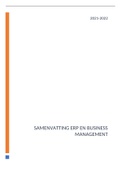 Samenvatting Beheersen van bedrijfsprocessen  -   ERP en Business management, ISBN: 9789001590444  Finance Operations and Reporting