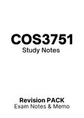 COS3751 - Notes (Summary)