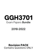 GGH3701 - Exam Questions PACK (2018-2022)