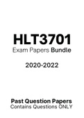 HLT3701 - Exam Revision Questions (2020-2022) 