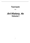 Art History, Combined Volume, Stokstad - Exam Preparation Test Bank (Downloadable Doc)